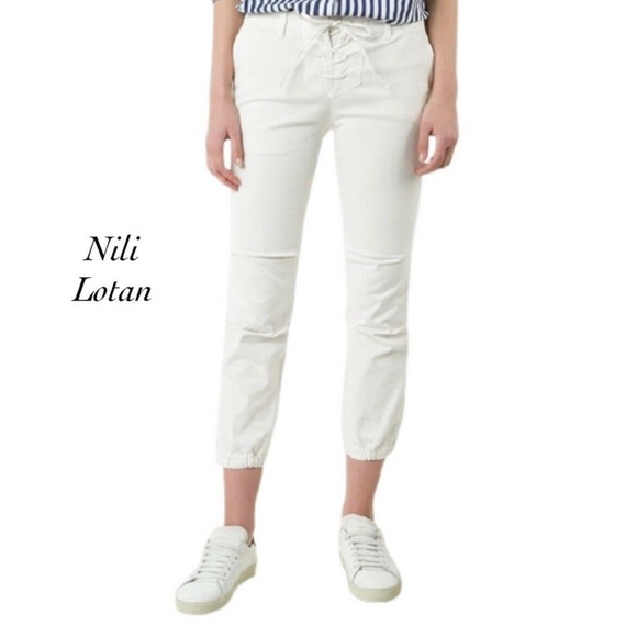 Nili Lotan Lace Up Military Joggers - Picture 6 of 6